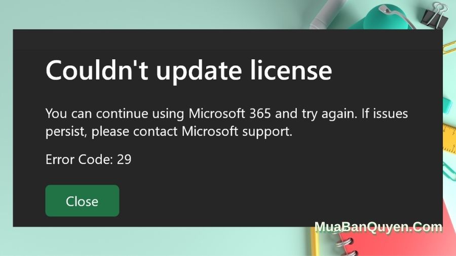 Cách Fix lỗi "You can continue using Microsoft 365 and try again"