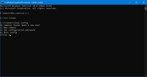 Cách sử dụng Rclone để copy file từ Google Drive sang OneDrive